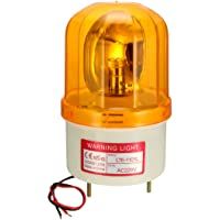 sourcing mapa LED luz de advertencia giratoria intermitente industrial alarma torre lámpara AC 220 V amarillo 0.5 W